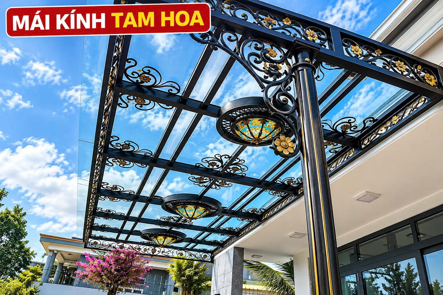làm mái kính tại bắc ninh