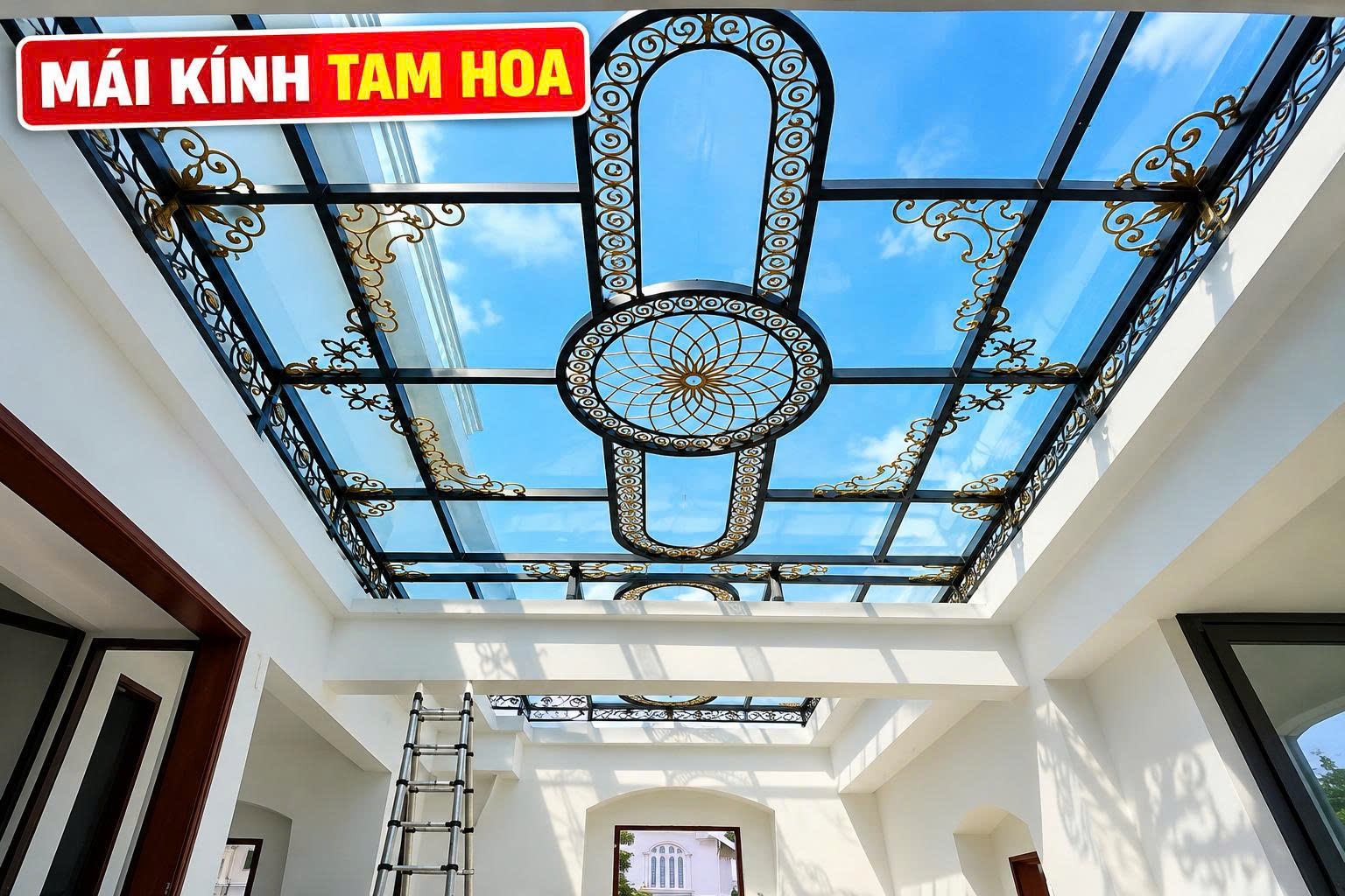 làm mái kính tại ninh bình