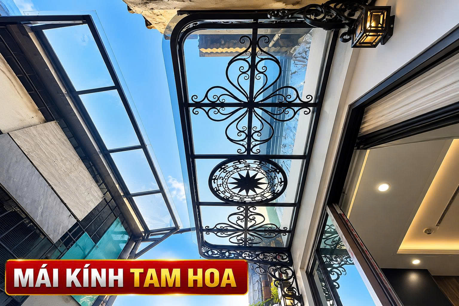 Làm mái kính thái bình